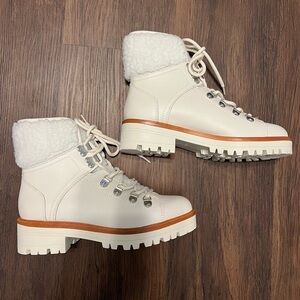 Marc Fisher Women’s Isalia Boots in Ivory